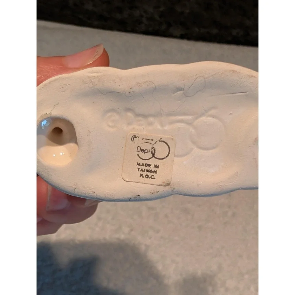 DEPT 56 Snow Village Accessory Children Kids Puppy Dog Harley Davidson Tire Lot